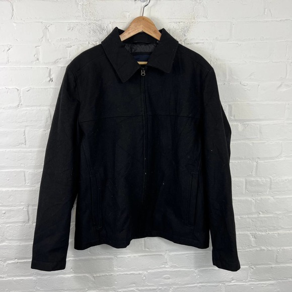 Tommy Hilfiger Other - Tommy Hilfiger Men's Streetwear Full Zip Shirt Jacket Long Sleeve Black Size L